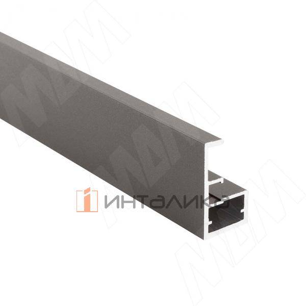 LINEA Профиль рамочный узкий, с интегрированной ручкой, графит, L-2700 – 1