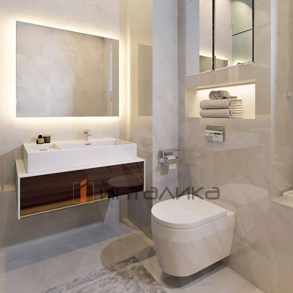 LUMINOR Профиль рамочный В459, серебро, 33х19мм, L-2600 – 2