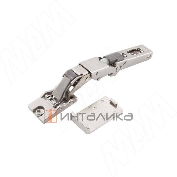 Salice петля с доводчиком (амортизатором), накладная (90/110), для стекла – 2
