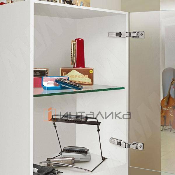 Salice петля с доводчиком (амортизатором), накладная (90/110), для стекла – 3