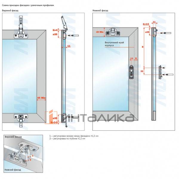 Комплект подъёмных механизмов EVOLIFT fold Strong, H751-810мм, 7,0 - 14,0кг – 7