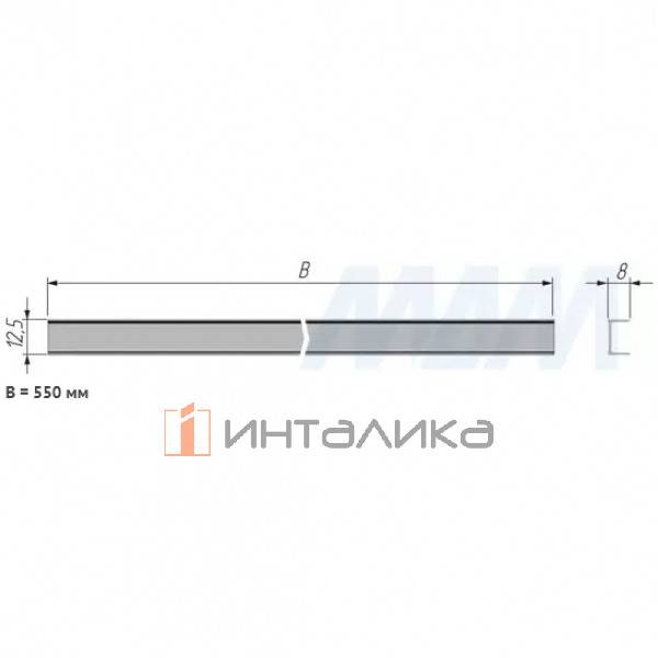 KIARO алюминиевый профиль для механизма, антрацит – 3