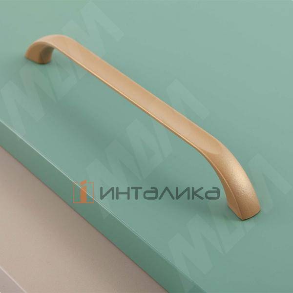 Ручка-скоба 160мм золото матовое – 2