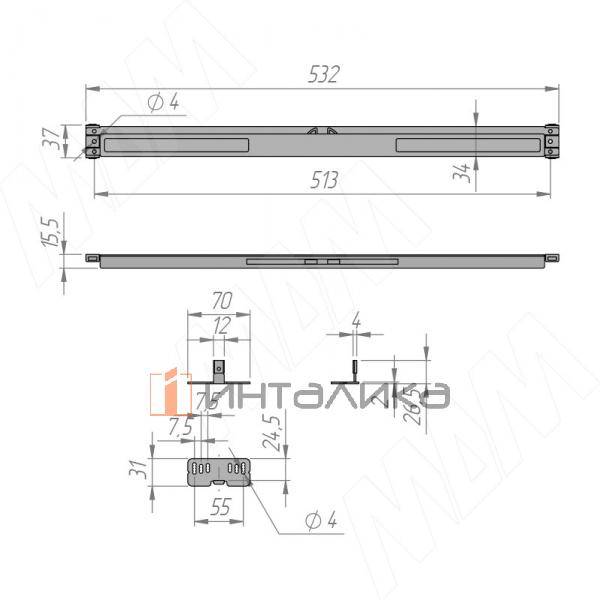 PRIDE Доводчик для средней двери, активатор, крепеж – 2