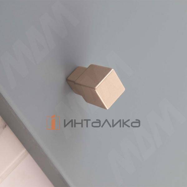 Ручка-кнопка никель матовый – 2