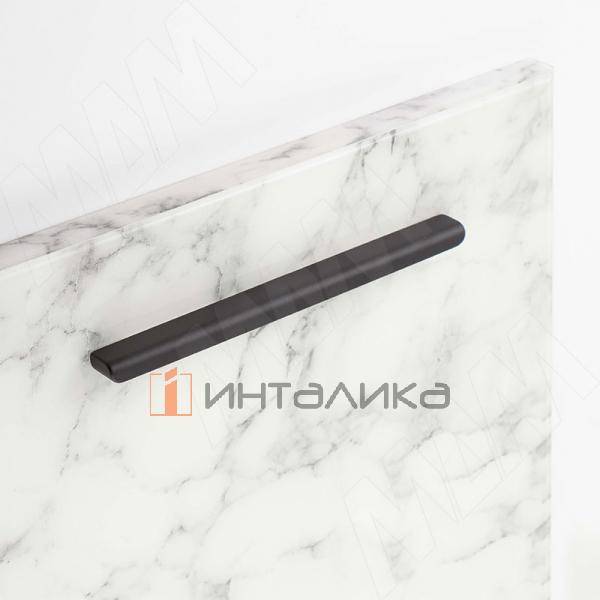 Ручка-скоба 160мм черный матовый – 3