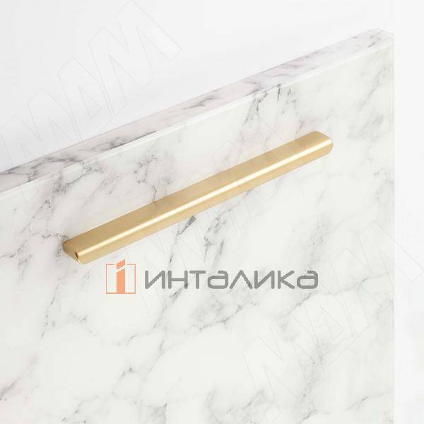 Ручка-скоба 160мм золото матовое – 3