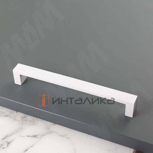 Ручка-скоба 160мм белый матовый – 2