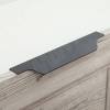 Превью Профиль-ручка 200мм крепление саморезами графит – 2