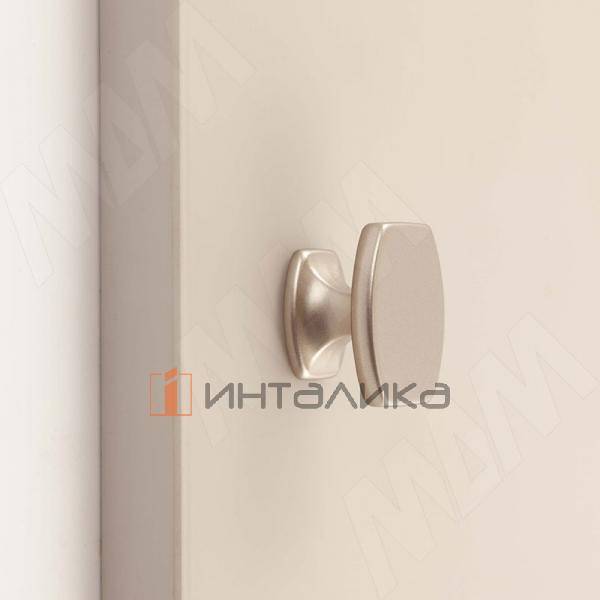 Ручка-кнопка D30мм никель матовый – 2