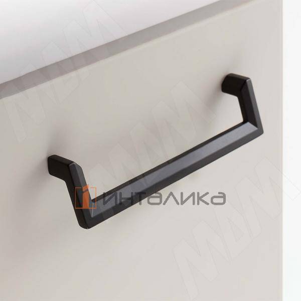 Ручка-скоба 160мм черный матовый – 2