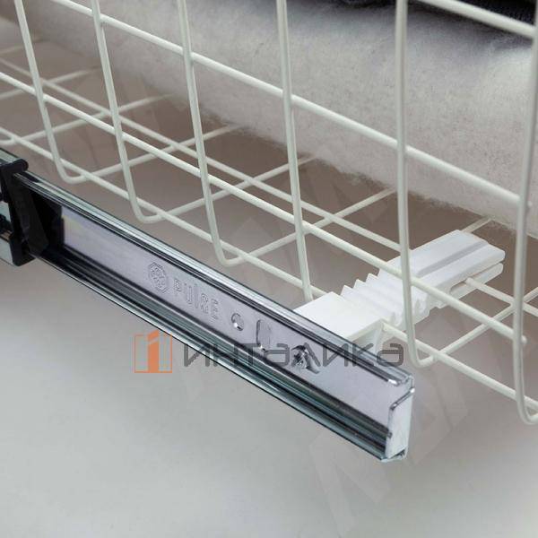 BASE Корзина сетчатая, 120x450x600 мм, белый – 3