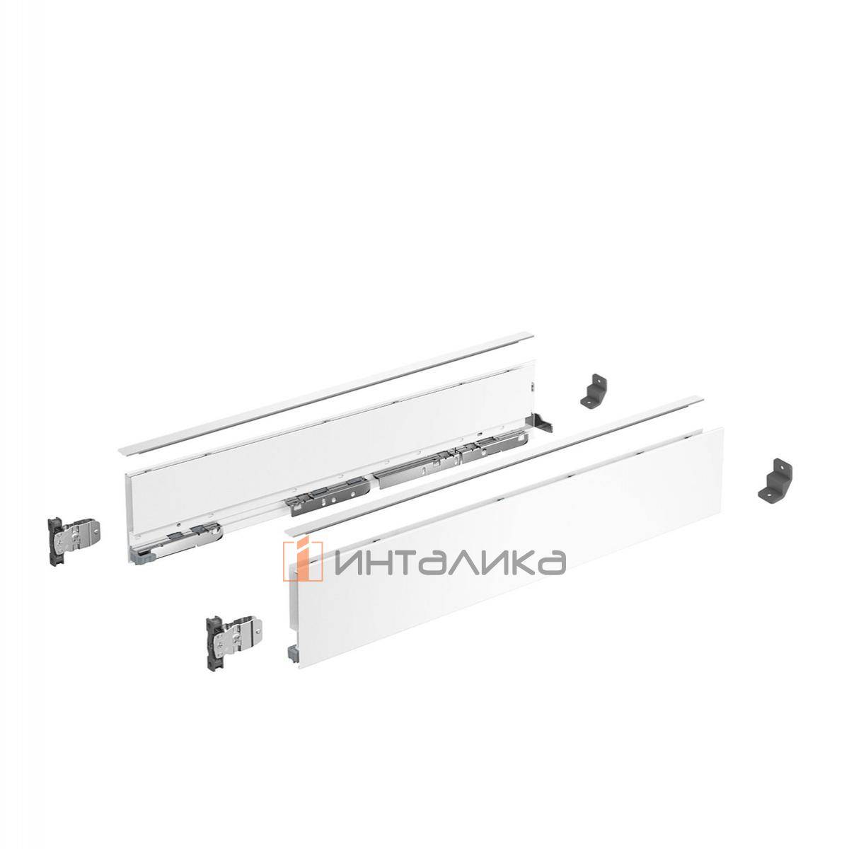 Комплект фурнитуры ящика HETTICH АванТех Ю / AvanTech You, H101, NL600, белый