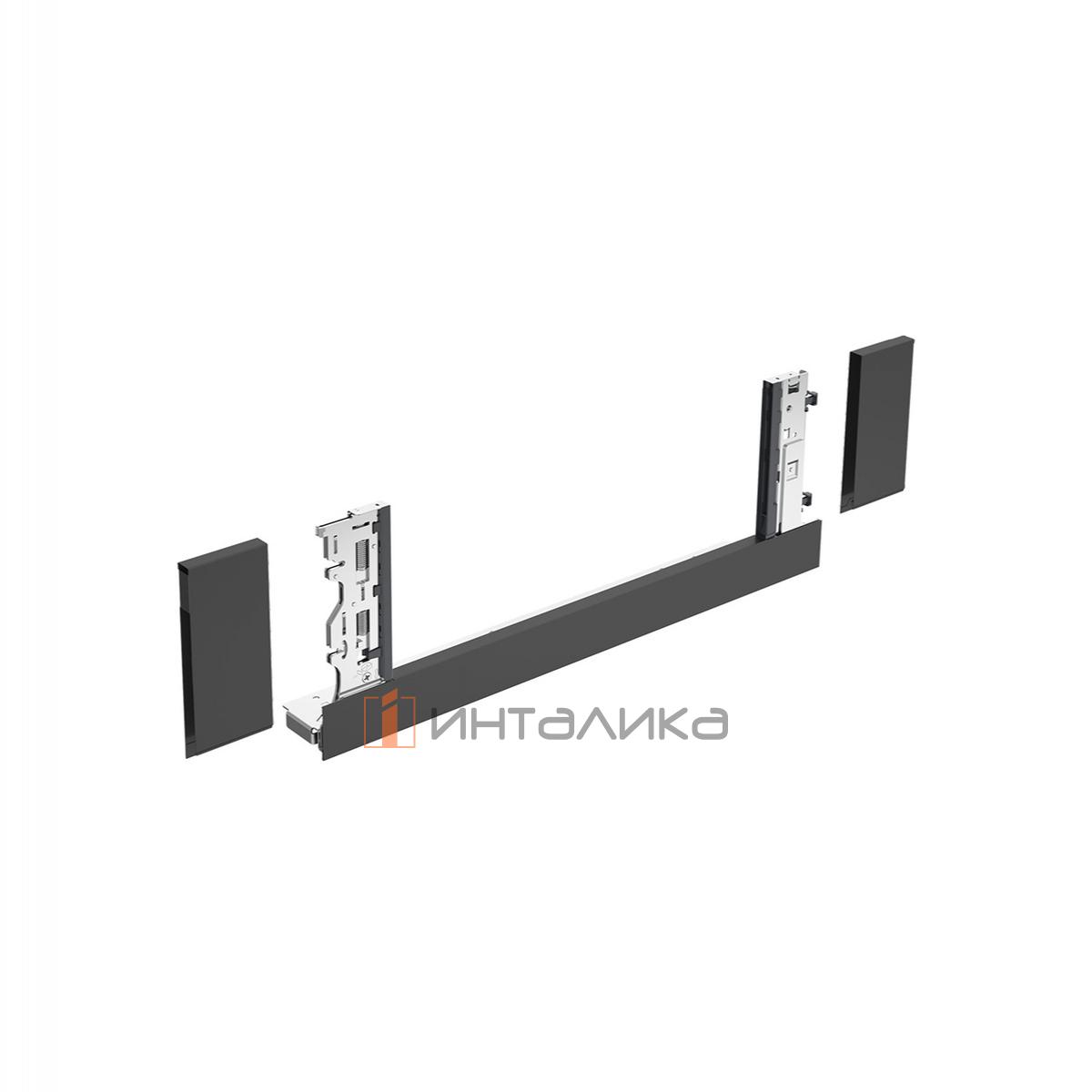Боковина ящика HETTICH AvanTech You Inlay, H187 мм, NL600 мм, цвет антрацит, правая, (V10)