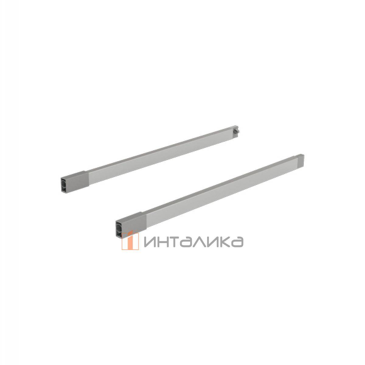 Комплект продольных релингов с соединителями HETTICH для ArciTech, NL650, серебристый