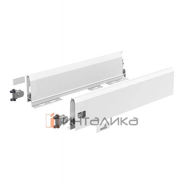 Комплект боковин с заглушками и креплением фасада HETTICH для ArciTech, NL550, H94, белый – 1