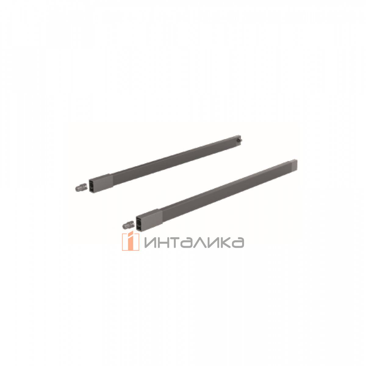 Комплект продольных релингов с соединителями HETTICH для ArciTech, NL300, антрацит