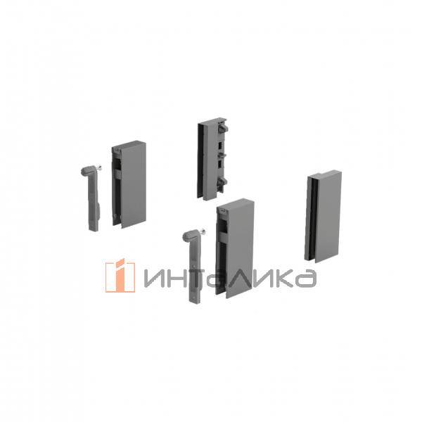Комплект адаптеров HETTICH DesignSide для ArciTech, H92, антрацит – 1