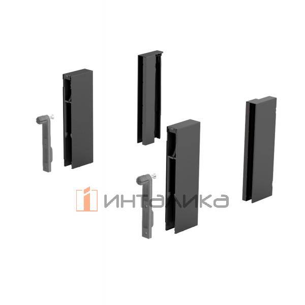 Комплект адаптеров HETTICH DesignSide для ArciTech, H124, антрацит – 1