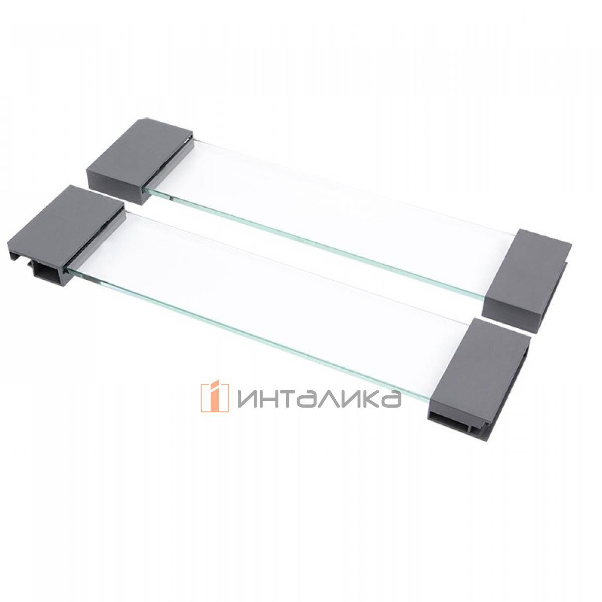 Вставка HETTICH DesignSide, комплект для ящика InnoTech Atira H144, NL300, антрацит
