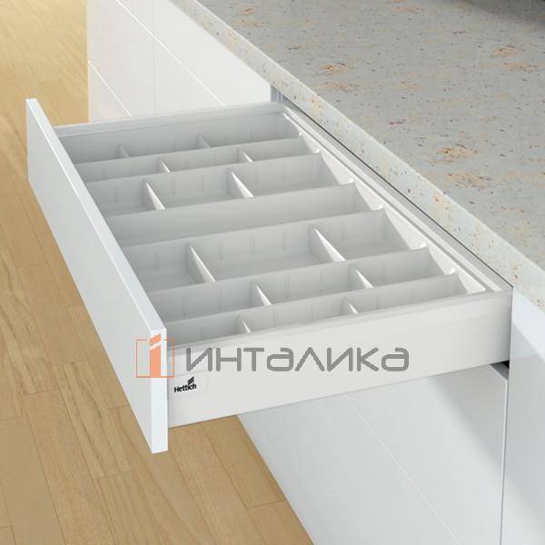 Организация HETTICH OrgaTray 570, NL450, KB600, пластик, для ArciTech, белый – 2