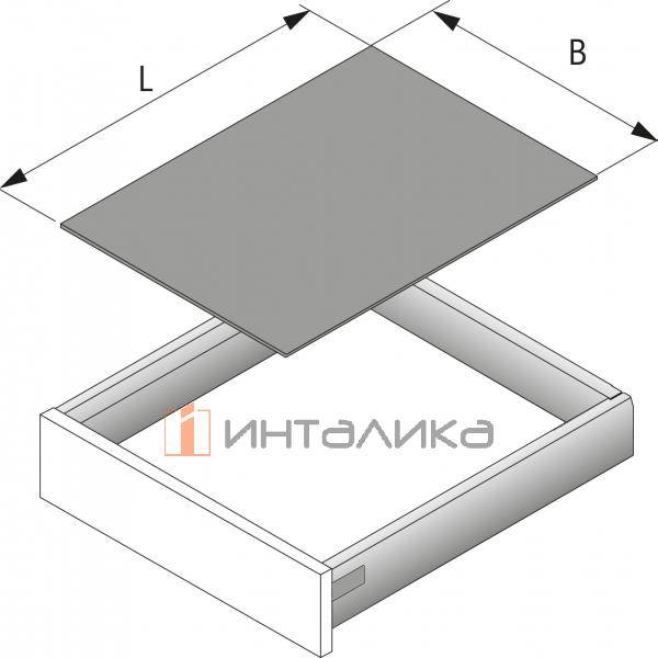 Противоскользящий коврик HETTICH, для ArciTech/AvanTech YOU, L5000, B450, пластик, черный – 3