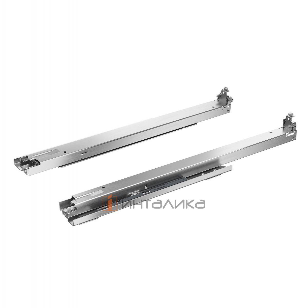 Направляющие для монтажа на нижнюю панель HETTICH Actro 5D L , NL350, SS, G 40 кг, без замков