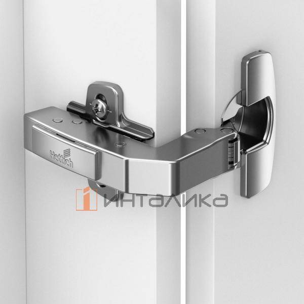 Петля HETTICH Sensys 8669 W90 (B26) 95°, ТФ 15-28, накладная, TH52 Ø35, никель – 7