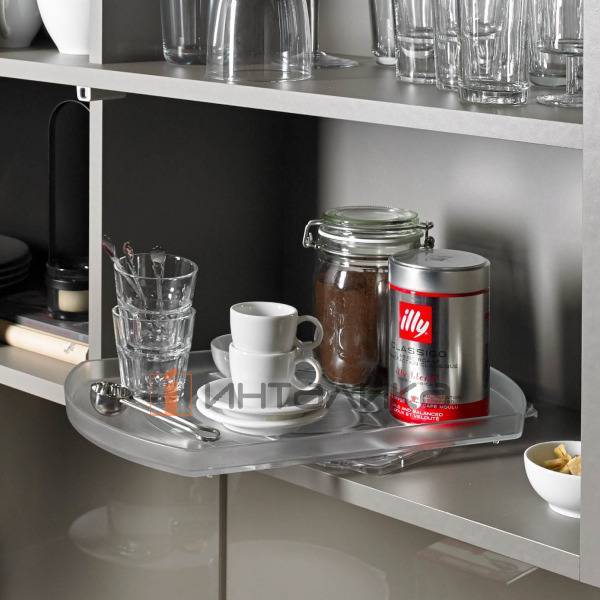 Поворотная полка HETTICH ComfortSpin, прозрачный – 2