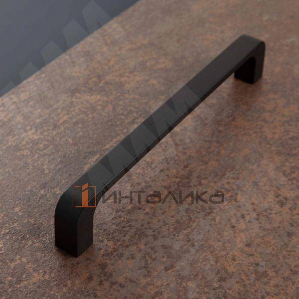 Ручка-скоба 160мм черный матовый – 2