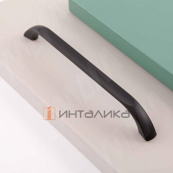 Ручка-скоба 160мм черный матовый – 2