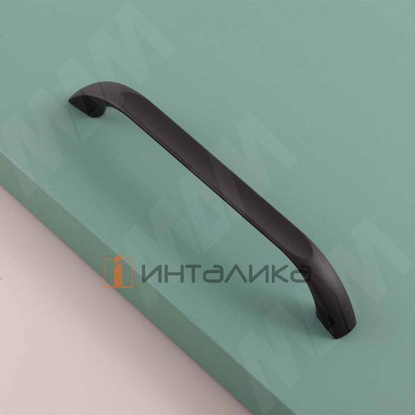 Ручка-скоба 128мм черный матовый – 2