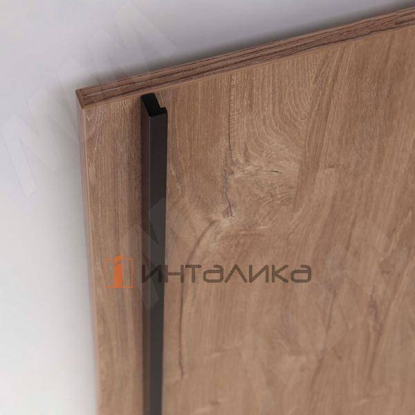 Профиль-ручка 384мм (L=1400мм) черный матовый – 3