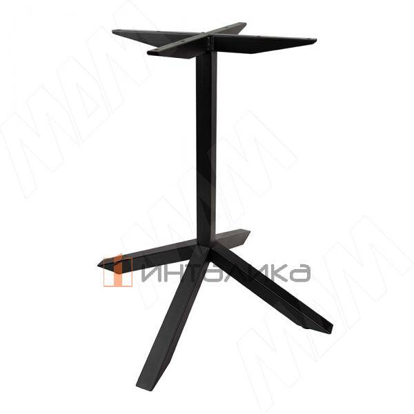 Алмада подстолье 680х680, H730+10мм, черный (RAL 9005, муар) – 2