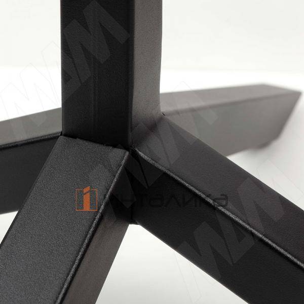 Алмада подстолье 680х680, H730+10мм, черный (RAL 9005, муар) – 3