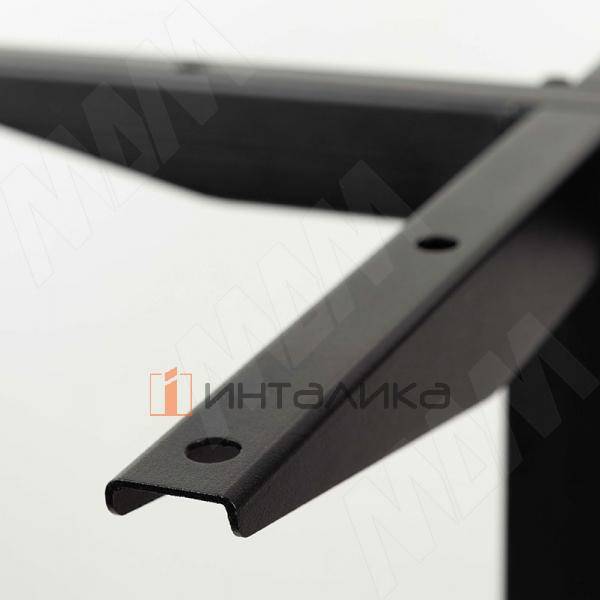 Алмада подстолье 680х680, H730+10мм, черный (RAL 9005, муар) – 4