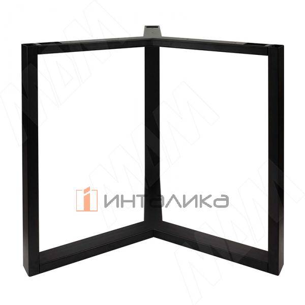 Валонгу подстолье 802х802, H730+10мм, черный (RAL 9005, муар) – 2