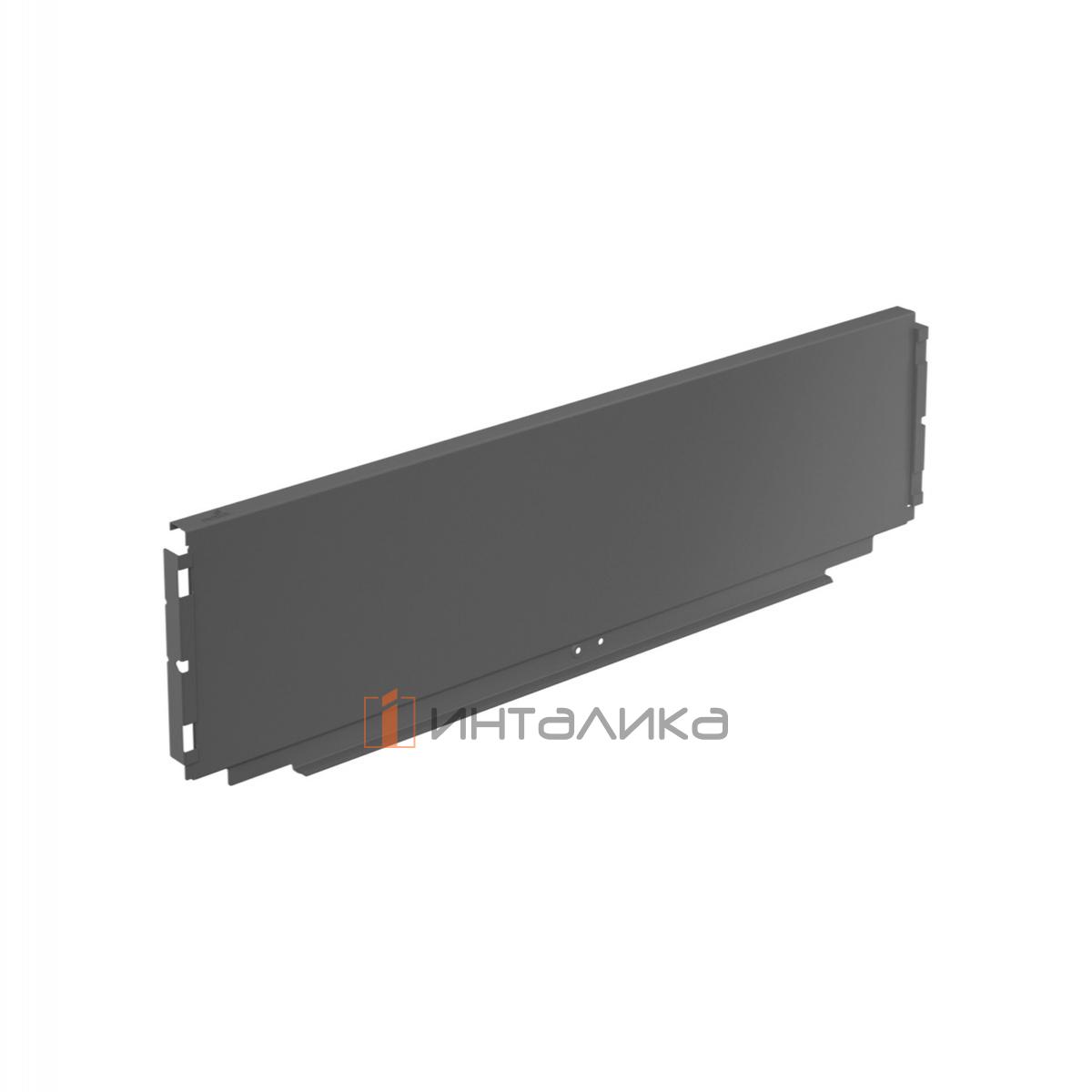 Задняя стенка ящика HETTICH AvanTech You, H187, в корпус 400 (18), сталь, антрацит