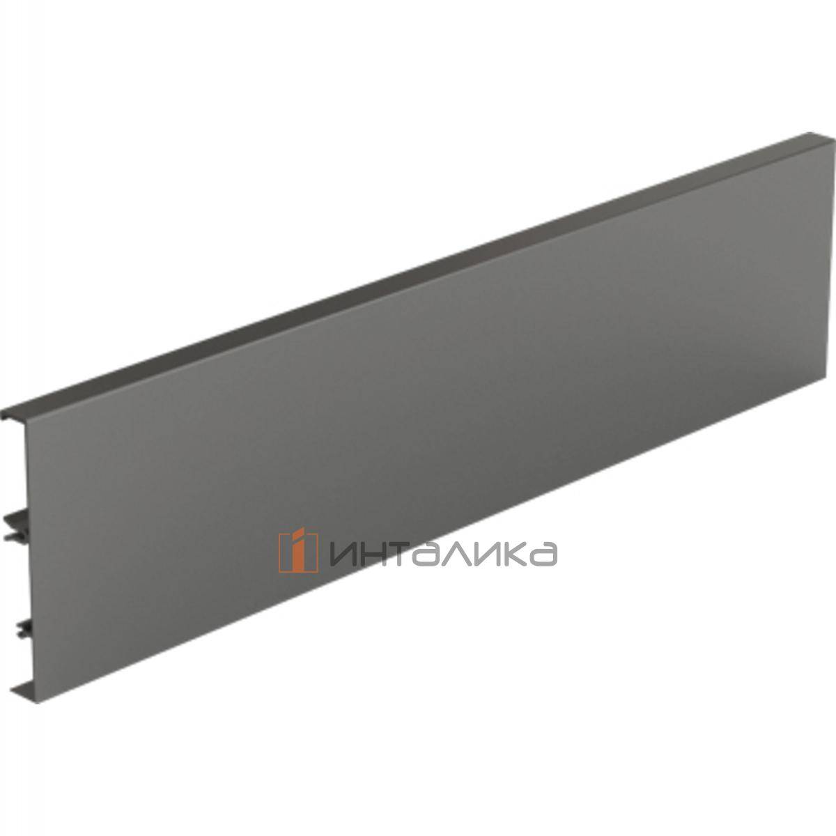 Задняя стенка ящика HETTICH ArciTech, H126, L 2000, алюминий, антрацит