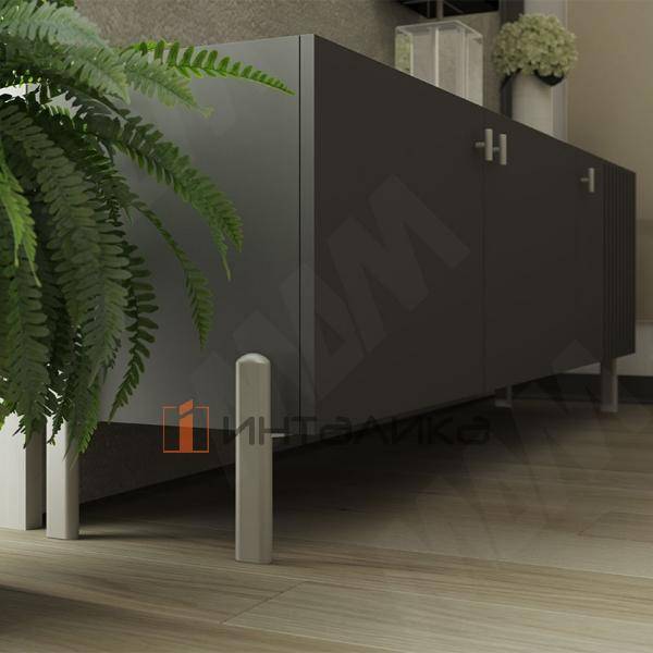 Опора декоративная Н100+10мм хром матовый – 4