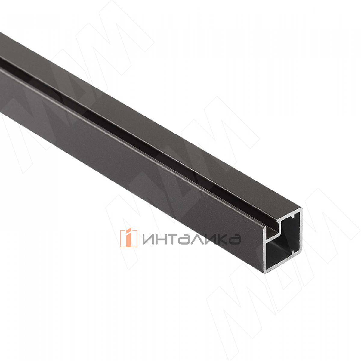 INTEGRO Профиль рамочный узкий, 19х20х19, графит, L-6000