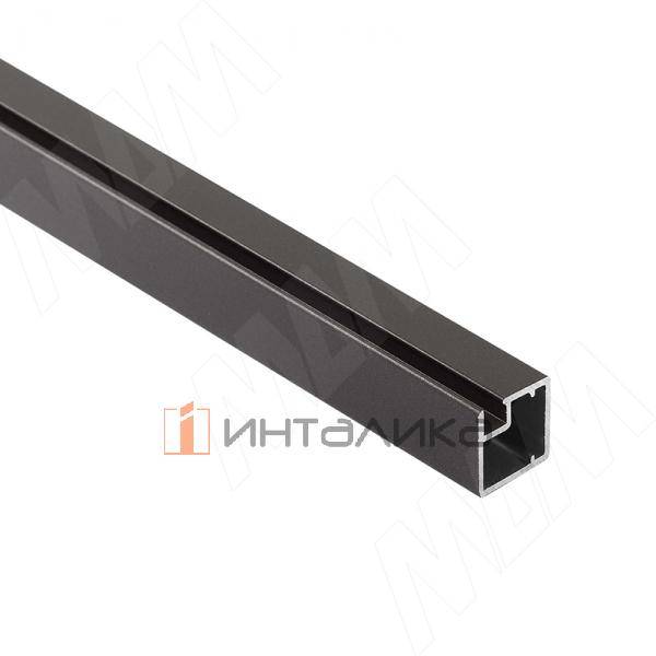 INTEGRO Профиль рамочный узкий, 19х20х19, графит, L-6000 – 1