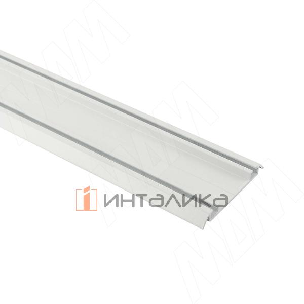 Интегро / Integro Направляющая нижняя белый матовый, L-6000