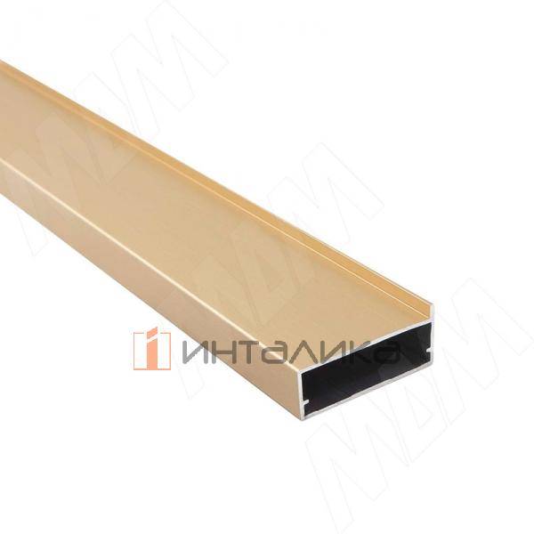 INTEGRO Профиль рамочный широкий, под наклейку, 45х19х1, золото брашированное, L-3000 – 2