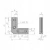 Превью Комплект уголков  для сборки узкого рамочного профиля, универсальный – 4