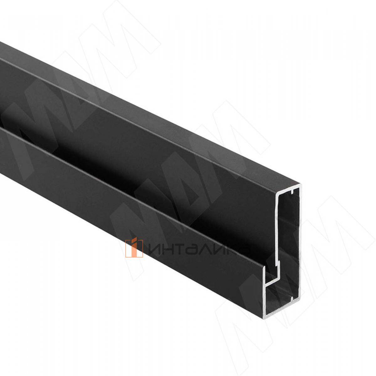 INTEGRO Профиль рамочный широкий, 45х20х20, черный (анод), L-3000