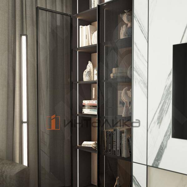 SECRET Профиль рамочный узкий, черный, L-6000 – 2