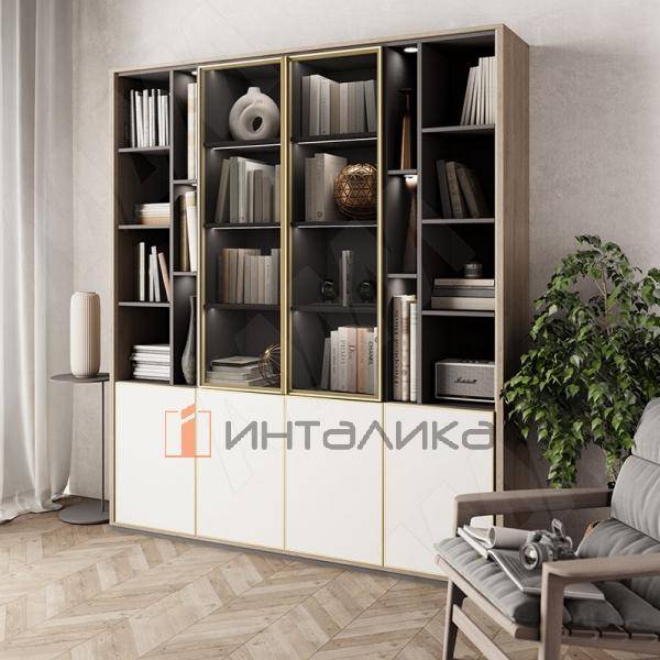 SECRET Профиль рамочный узкий, золото брашированное (анод), L-6000 – 2