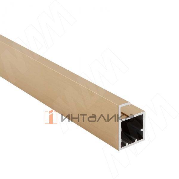 SECRET Профиль рамочный узкий, золото брашированное (анод), L-6000 – 1