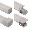 Превью Аксессуары для квадратного плинтуса серия 77.00, светло-серый – 2